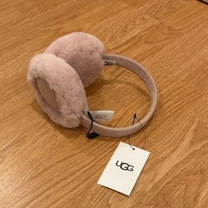 UGG Blush Pink Shearling Earmuffs